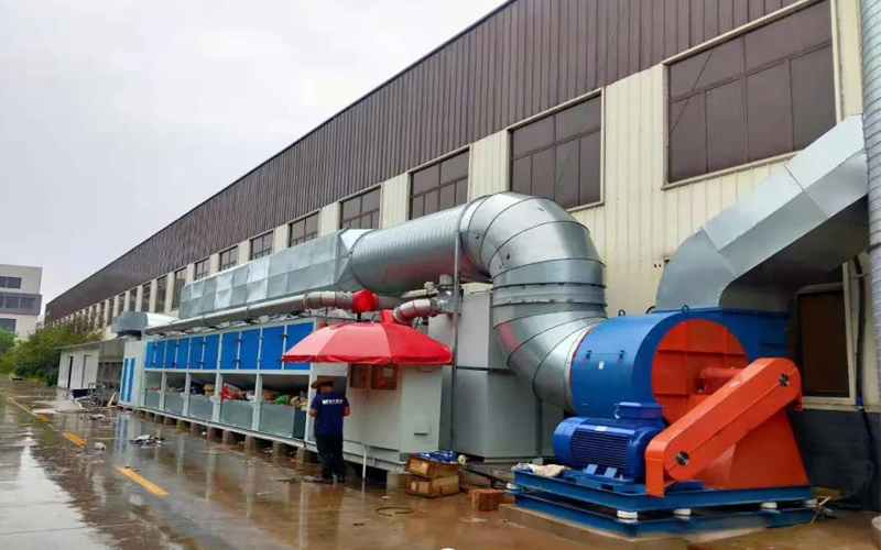 有機(jī)廢氣處理項(xiàng)目設(shè)備安裝竣工圖 有機(jī)廢氣處理項(xiàng)目設(shè)備安裝竣工圖