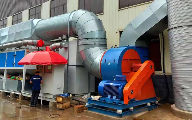 voc有機(jī)廢氣光解設(shè)備安裝竣工圖 voc有機(jī)廢氣光解設(shè)備安裝竣工圖